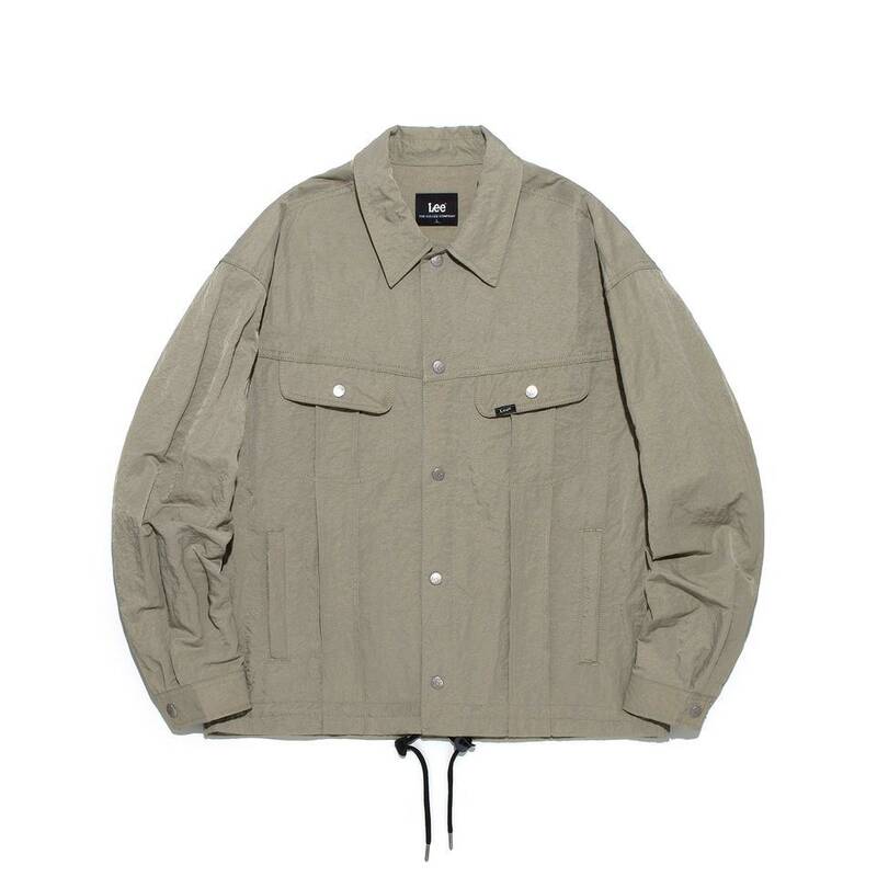 リー LEE ナイロン トラッカージャケット ベージュ LE2401JK08BE 376562