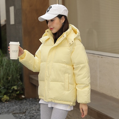 アウター レディース 上着 ダウン ジャケット 2XL 袖あり 長袖 イエロー ブルー かわいい 大人可愛い きれいめ 上品 おしゃれ 主役級 存在感 冬 10代 20代 30代 OL 学生 個性的