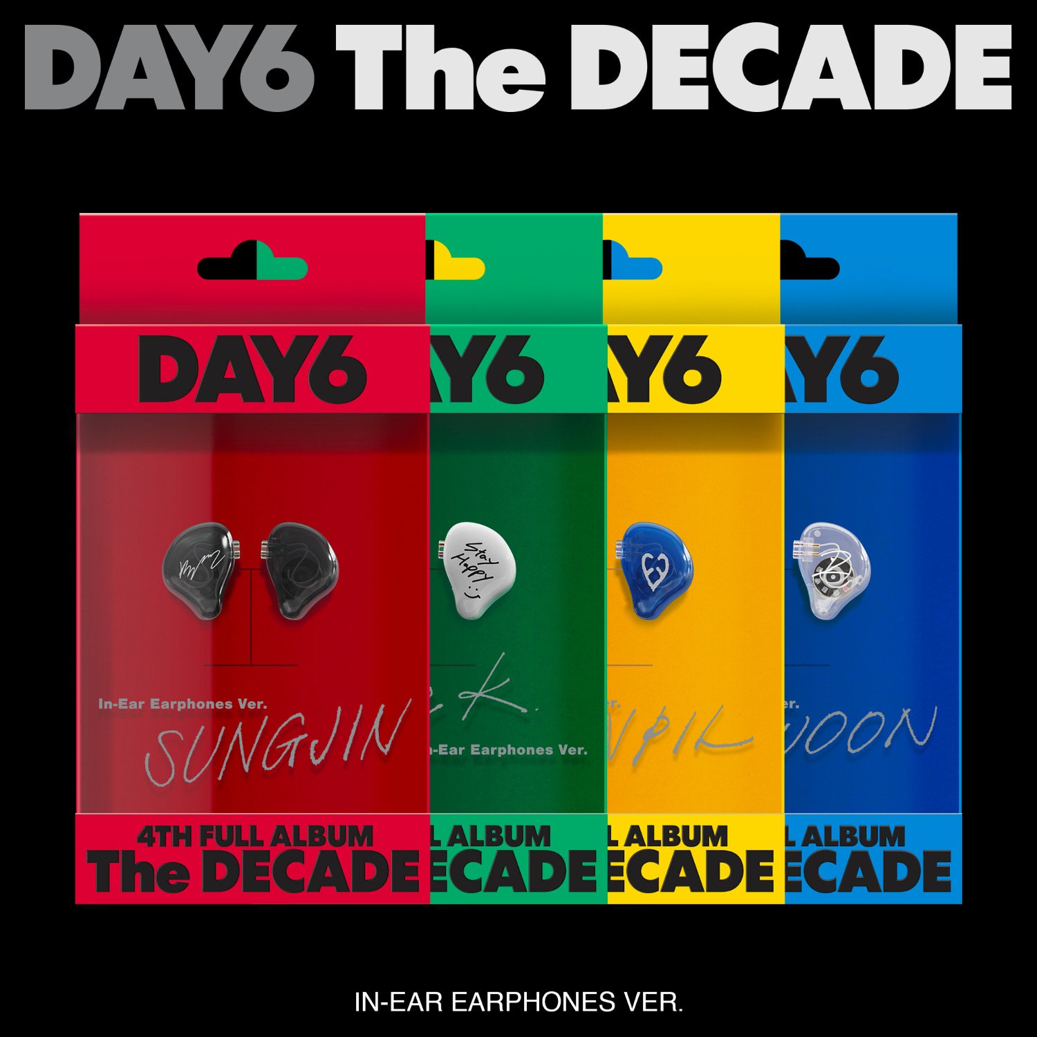 DAY6 正規4集 The DECADE (In-Ear Earphones Ver.) (RANDOM)