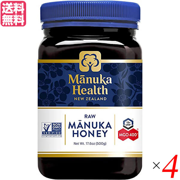 マヌカハニー UMF MGO マヌカヘルス マニカハニー MGO400 /UMF13 500g 4