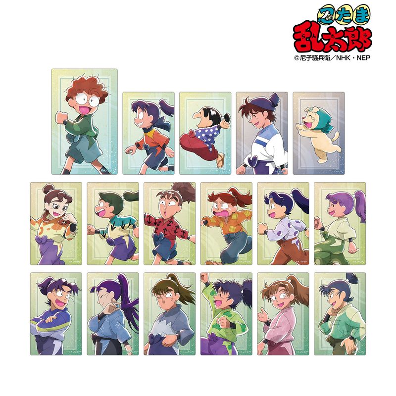 【新品/公式】忍たま乱太郎_描き下ろし みんなで歩むの段ver. トレーディングカードステッカー（単位/BOX）【コンプリートBOX】 公式グッズ colleize コレイズ アニメ キャラクター グ