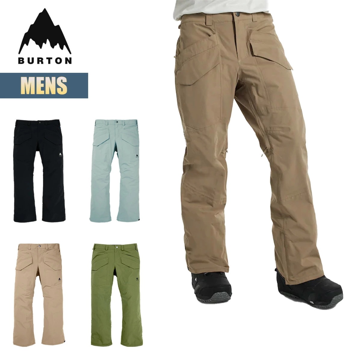 スノーボードウェア メンズ パンツ 24-25 コバート 2.0 2レイヤー パンツ W25JP-238321 Mens Covert 2.0 2L Pants 防水 速乾 温度調節