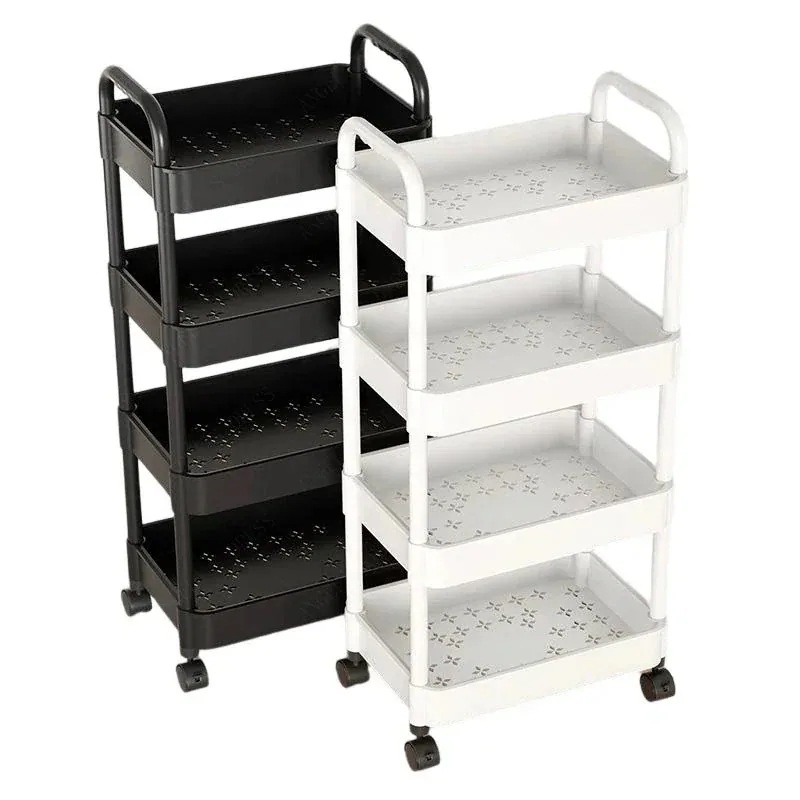 3色キッチンワゴン キャスター付き 収納ボックス 3段 キッチン 収納 3 段収納4段収納5段収納棚-713902