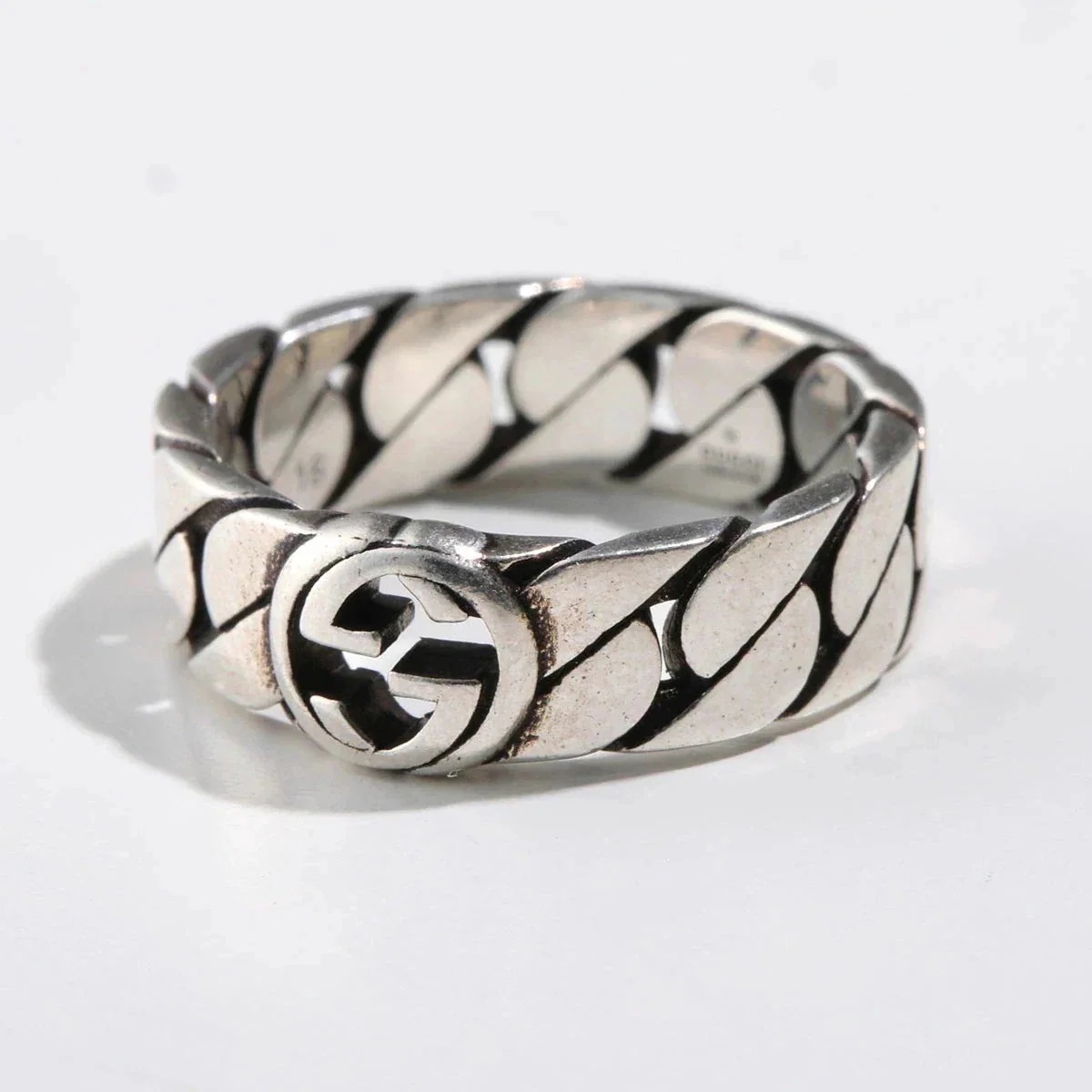 GUCCI グッチ リング 661513 J8400 メンズ インターロッキングG 指輪 アクセサリー スターリングシルバー 0728 30,603円