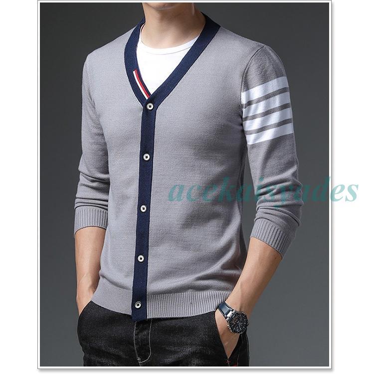 カーディガン メンズ 春 秋 冬 ニット ビジネス カジュアル 厚手 薄手 おしゃれ 40代 50代