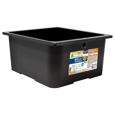 他サイト： テトラ　じょうろでキレイメダカ鉢　４０X４０　黒　めだか　水槽　鉢　金魚鉢　水換え不要　金魚も飼える　ＣＲＣ10―11―06―00―00の商品画像