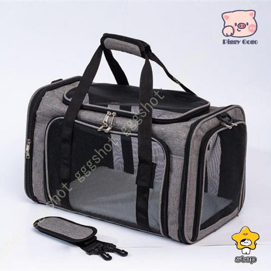【WJ Fashion】ペット キャリーバッグ 猫用 犬用 リュック メッシュ窓 ショルダー 大型猫用 小型犬 うさぎ用 折りたたみ 手提げキャリーバッグ 通気性 臭気がない 広々空間