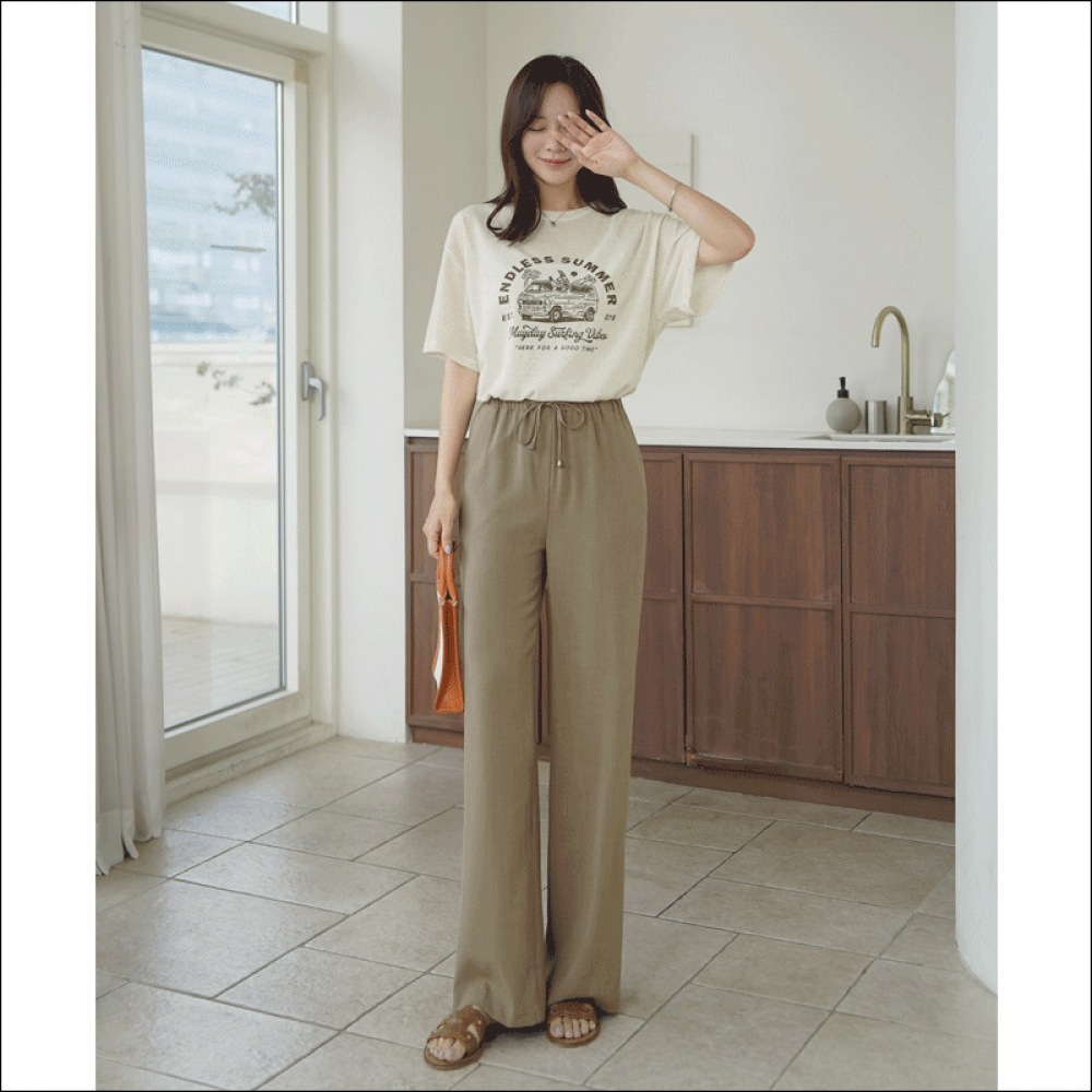 クリック＆ファニー チャラン＆クーリング ワイドパンツ[S,M,Lサイズ]