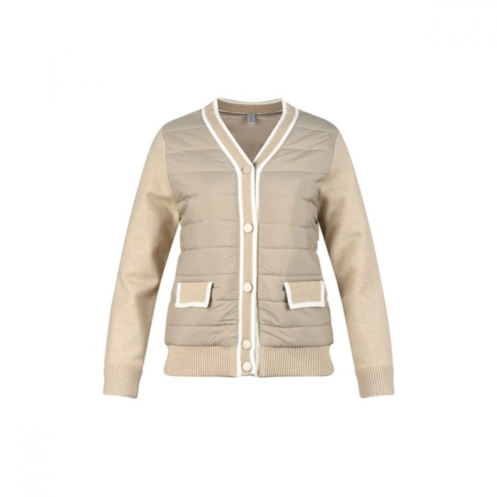 (ラックスゴルフ) ラックスゴルフ 430 ゴルフレディースパッド入りマッチ防風ダックダウンニットジャケット LB4W804W