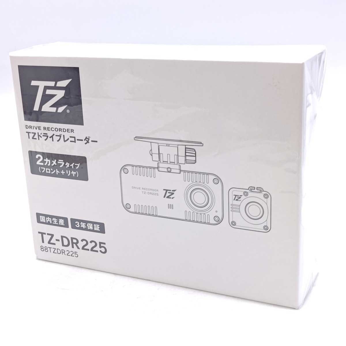 【中古・未使用品】CELLSTAR セルスター TZ ドライブレコーダー 2カメラ フロント+リヤ タイプ TZ-DR225 88TZDR225 トヨタ純正 モビリティパーツ