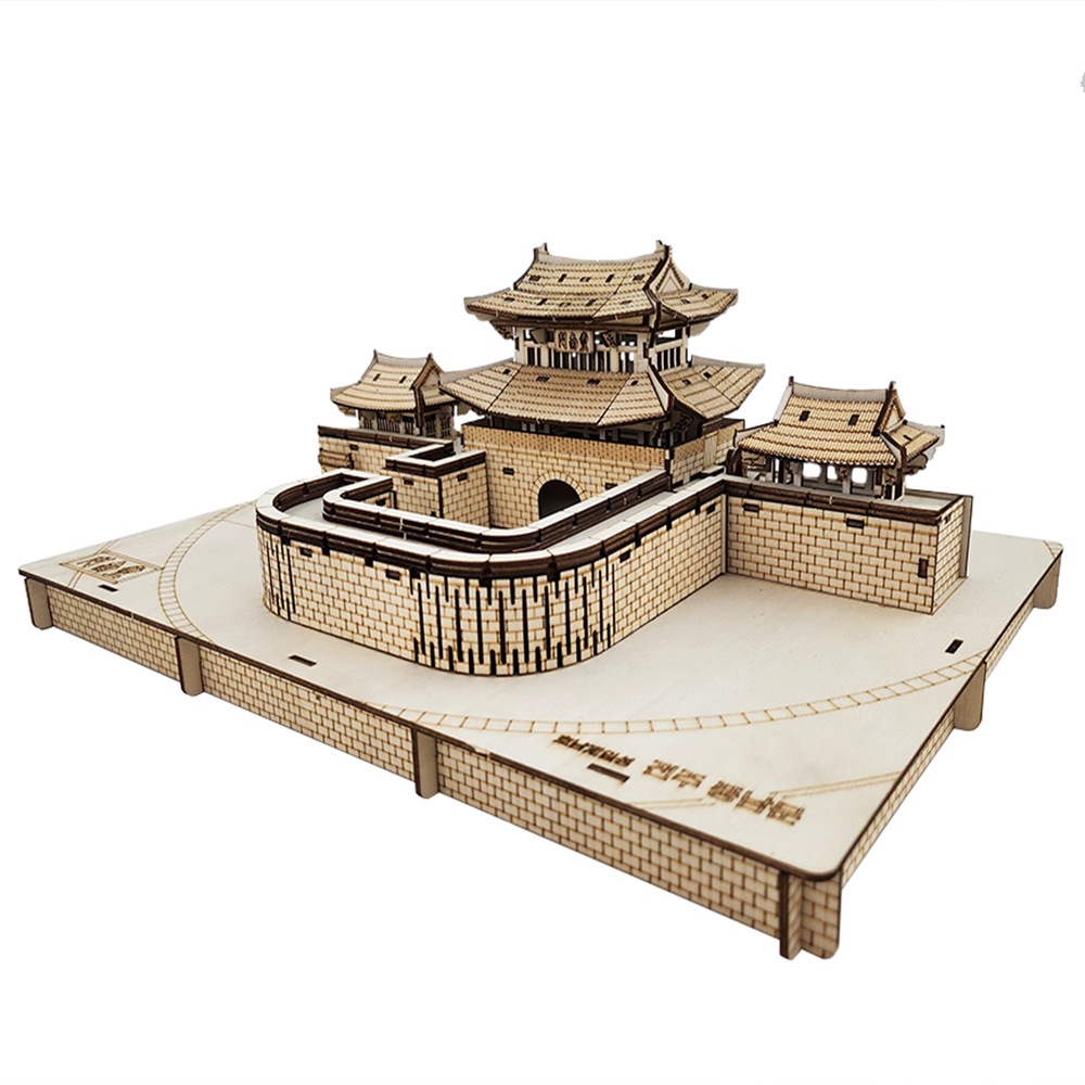 전주 풍남문 3D 입체퍼즐 조립키트 만들기 / 全州風南門3D立体パズル組み立てキットを作る