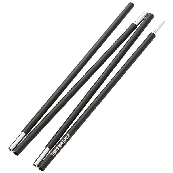 アルミポール16X1800(4ホンツナギ)BK アウトドアグッズ (ua4513)