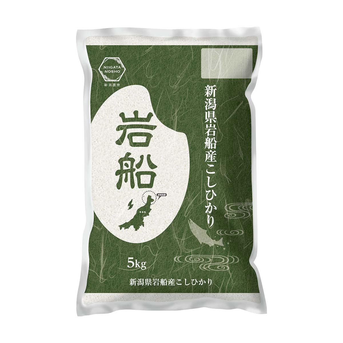 新潟農商 【精米】 新潟県産 新潟県認証特別栽培米 白米 岩船産コシヒカリ 5kg