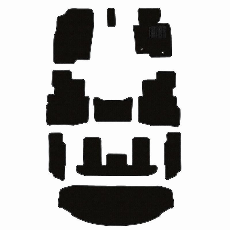 マツダ 新型 CX-8 CX8 KG系 フロアマット + トランクマット(ラゲッジマット) [16色から選択]