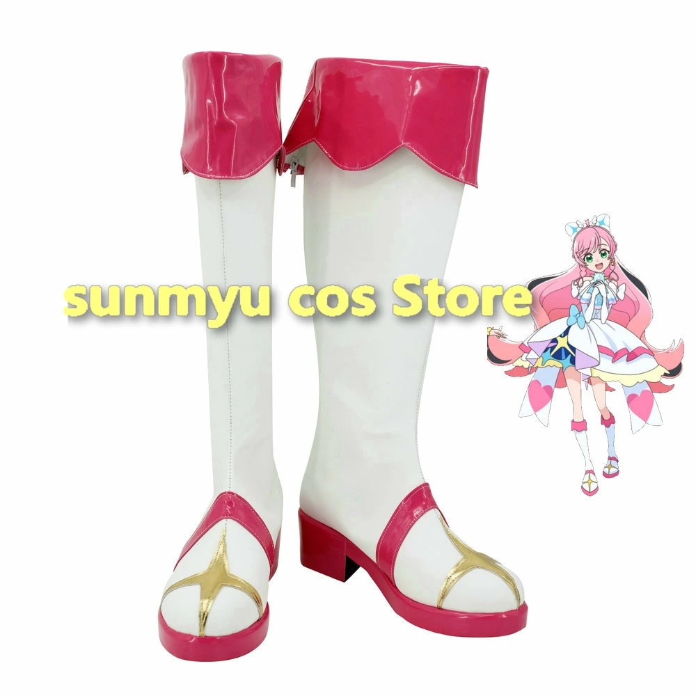 ひろがるスカイ!プリキュア 虹ヶ丘ましろ キュアプリズム コスプレ靴 ブーツ オーダーメイド可能