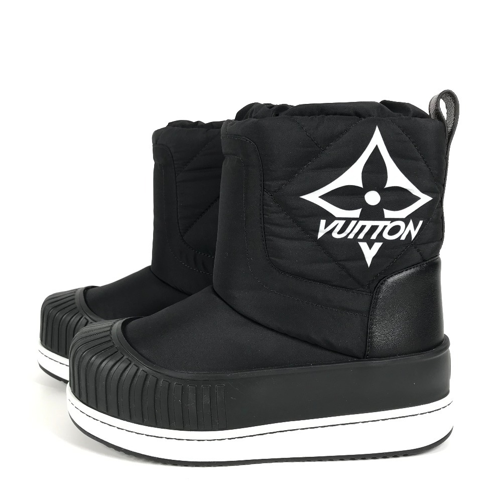 ブーツ LVロゴ スノーブーツ ショートブーツ ポーラー・ライン 靴 シューズ 36 ブラック