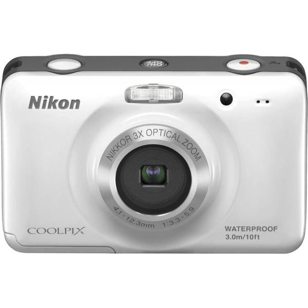 【中古】ニコン Nikon COOLPIX S30 ホワイト S30WH SDカード付き
