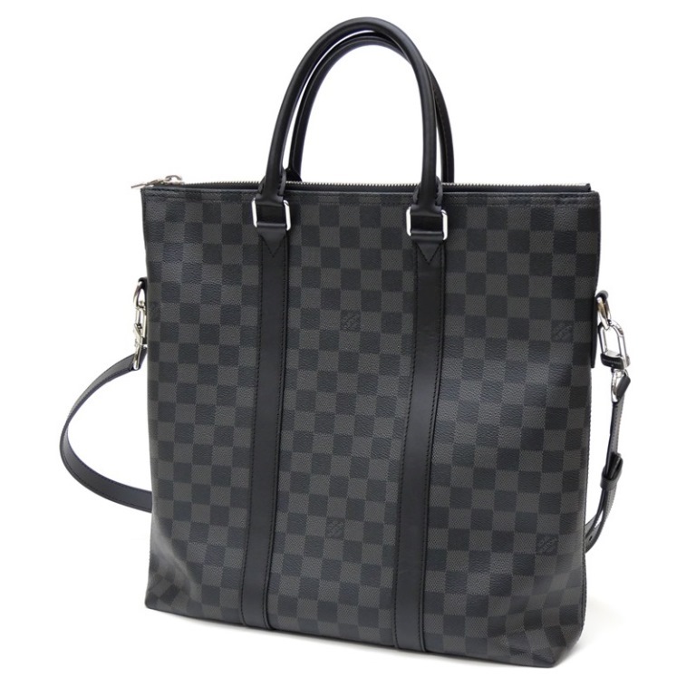 LOUISVUITTON ショルダーバッグ アントン トートバッグ N40000 ダミエグラフィット 【中古】(64555)