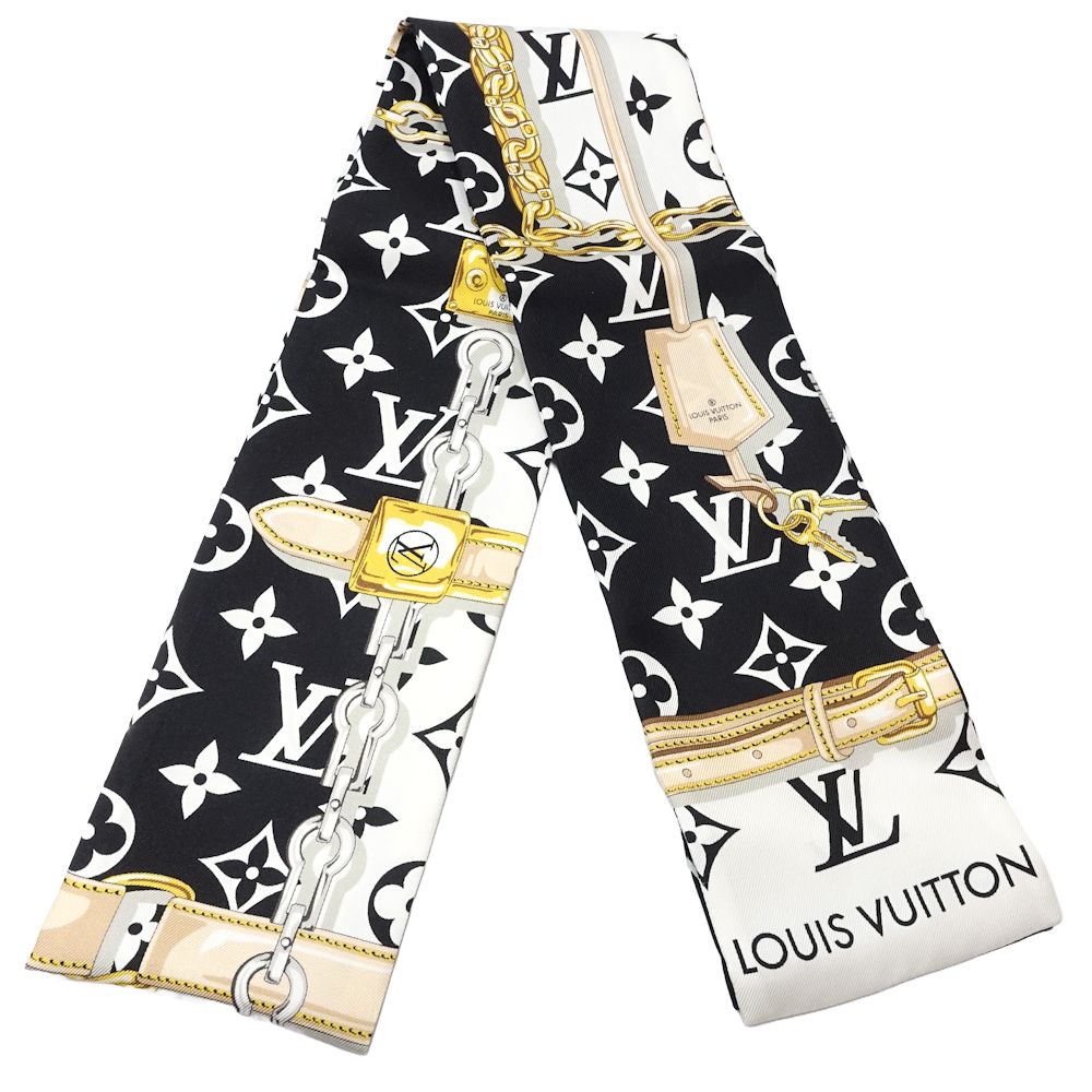 コンフィデンシャル M78656 スカーフ ブラック/181384【中古】