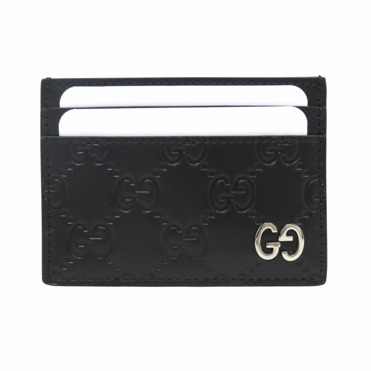グッチ カードケース レザー 473927 メンズ 中古