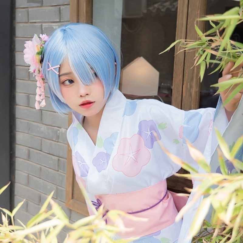 2025新作レイムコスプレ服女装ラム着物浴衣レーム花着物花魁ステージ