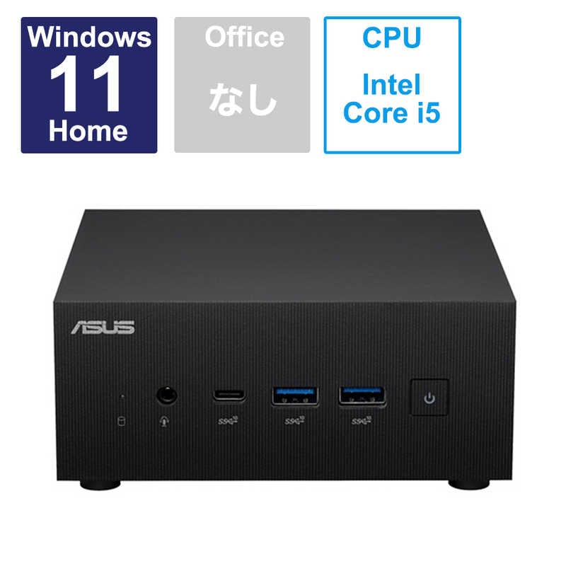 ASUS エイスース　デスクトップパソコン ExpertCenter PN64 ブラック (モニター無し)　PN64-S5302AD