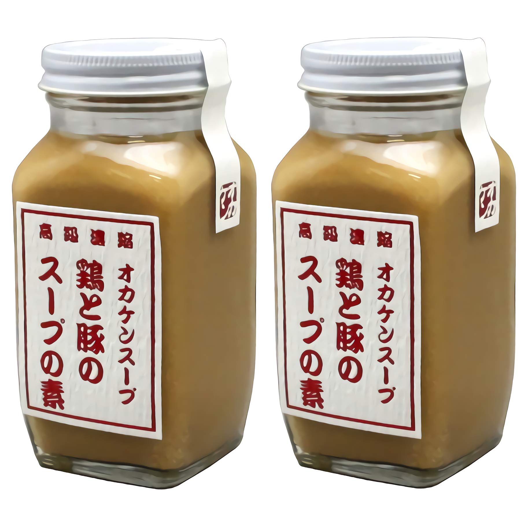 絶品！鶏と豚のスープの素 オカケン 日本製：300ｇ × 2本セット