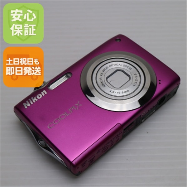 超美品 COOLPIX S3000 ビビッドピンク Nikon デジカメ 99