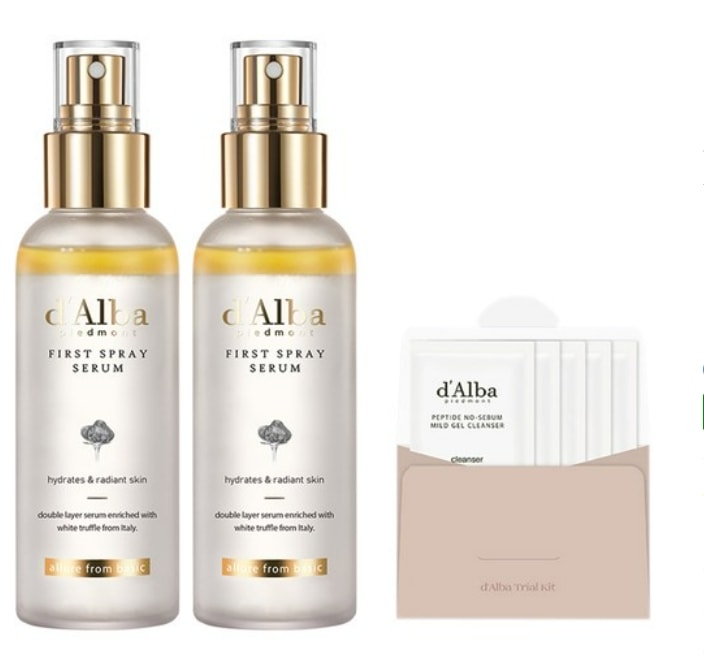 ホワイトトリュフファーストスプレー セラム100ml 2本+弱酸性ジェルクレンザー 15ml 6,800円