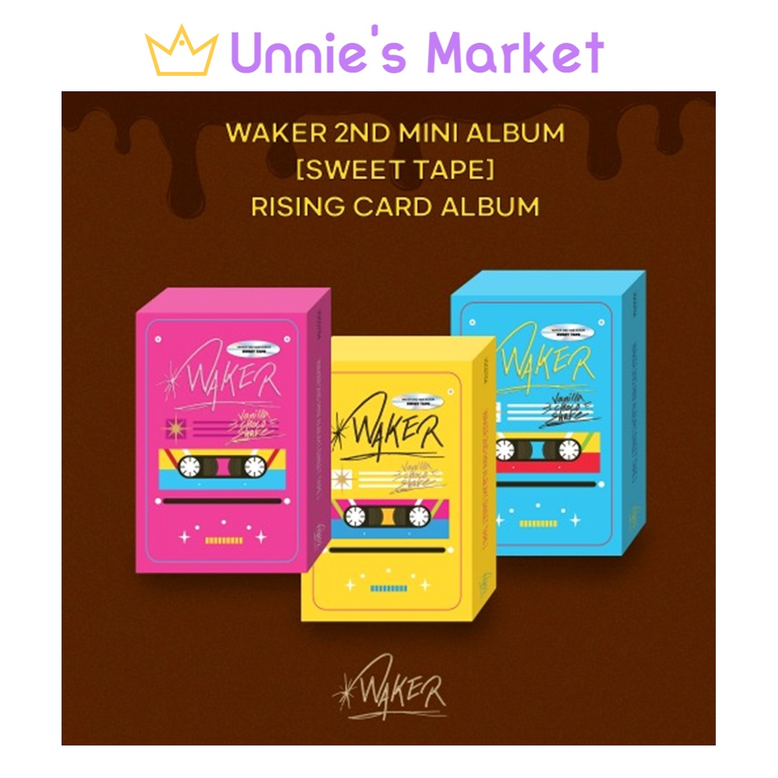 [SET] WAKER - Sweet Tape RISING CARD ALBUM