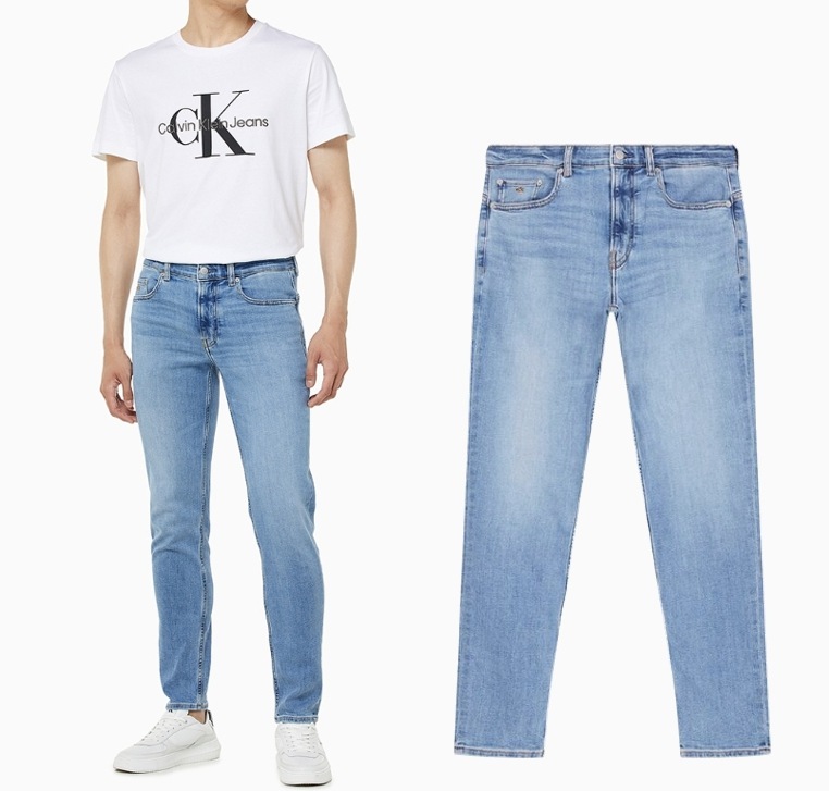 Body Taper Fit Light Blue Italian Jeans (J325959-1AA) 21,570円