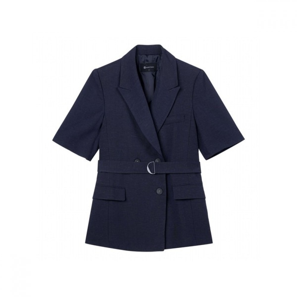 (アナルドバシーニ) (アナルドバシーニ) リネン半袖ジャケット (AW05JK50W)