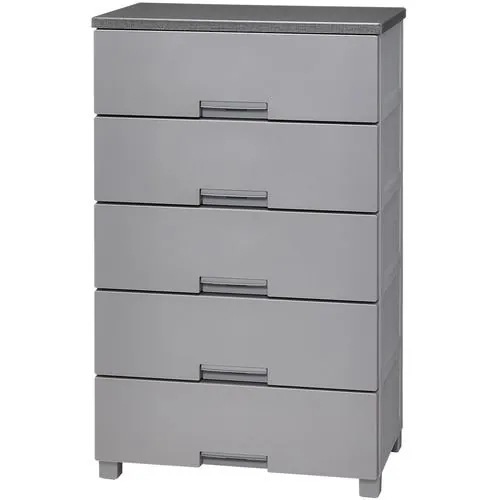 天馬 フィッツチェスト6505 5段 収納 タンス グレー