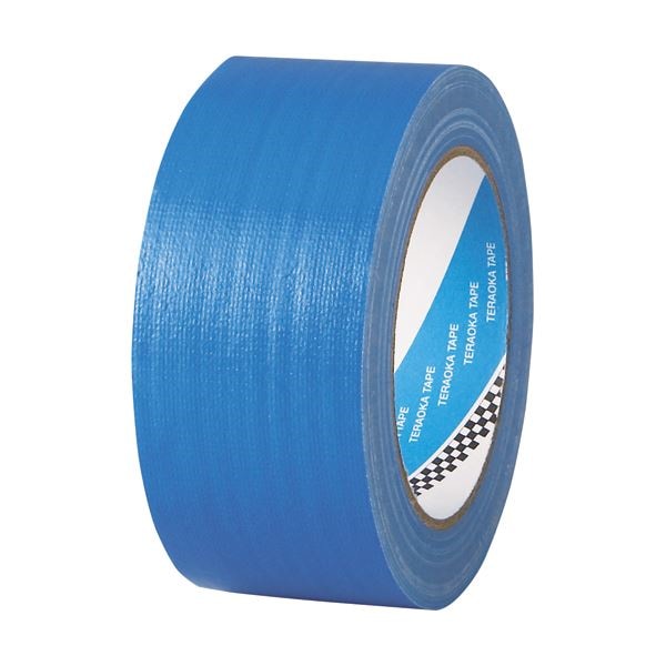 （まとめ） 寺岡製作所 布粘着テープ No.1535 50mm25m 青 No.1535-50アオ 1巻 30セット