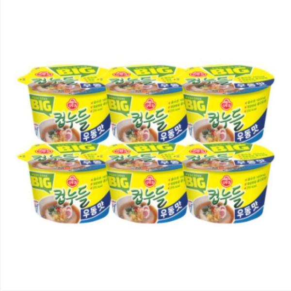 （NEW） オットゥギ BIG カップヌードルうどん味 61.5g 6個 x 2個