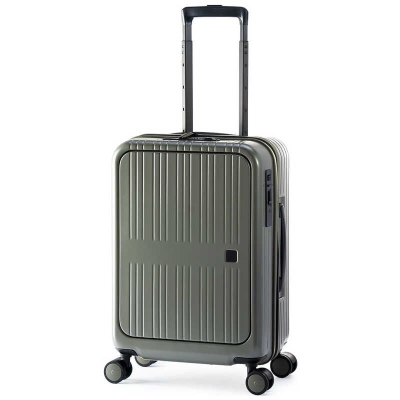A.L.I　ハードキャリー Pitaflat ワンタッチフロントオープン スチールオリーブ [TSAロック搭載 /37L /3泊～5泊]　PIF881018