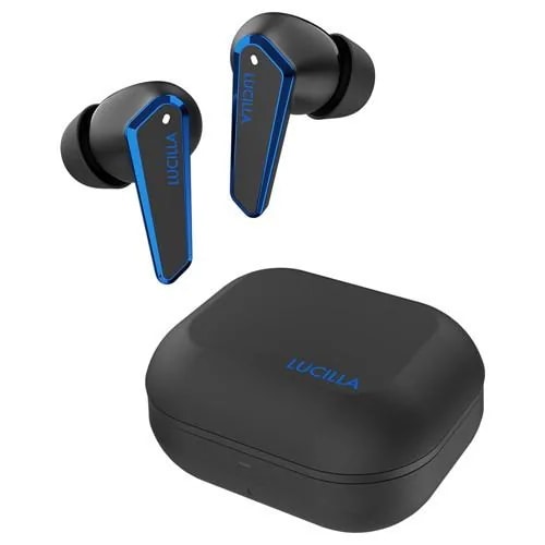 LUCILLA TWS014SB 完全ワイヤレスイヤホン 3つの音質を切替 ノイズキャンセリング Bluetooth対応 IPX4防水 ソニックブルー