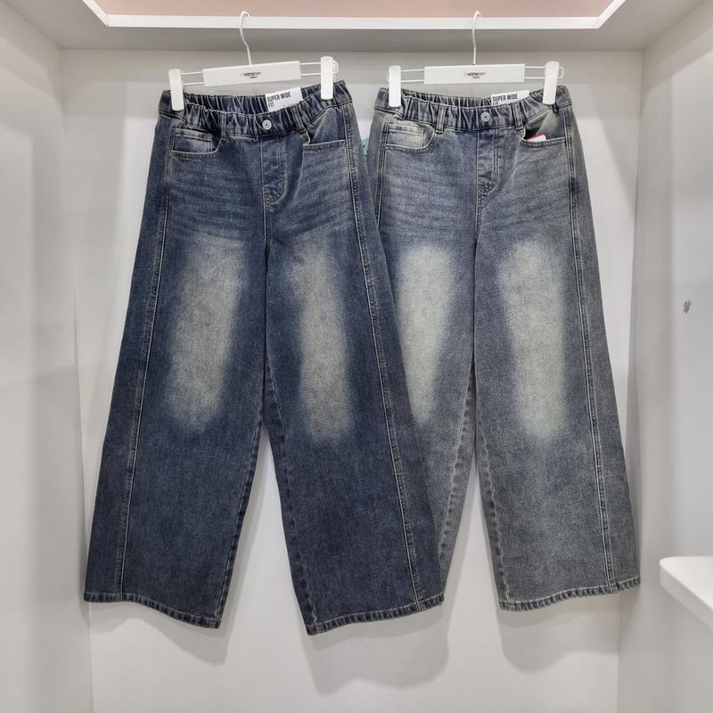 起毛サイドラ인スーパーワイド핏 청바지14540-155-805-10