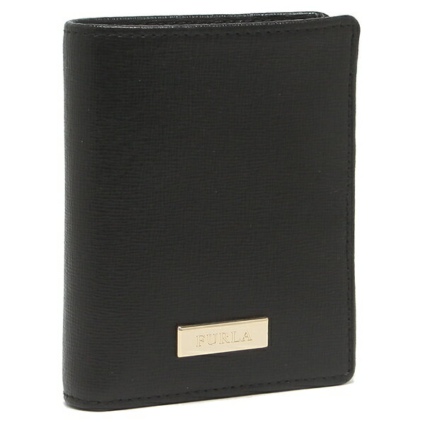 フルラ 二つ折り財布 アウトレット クラシック ミニ財布 ブラック レディース FURLA PCB9