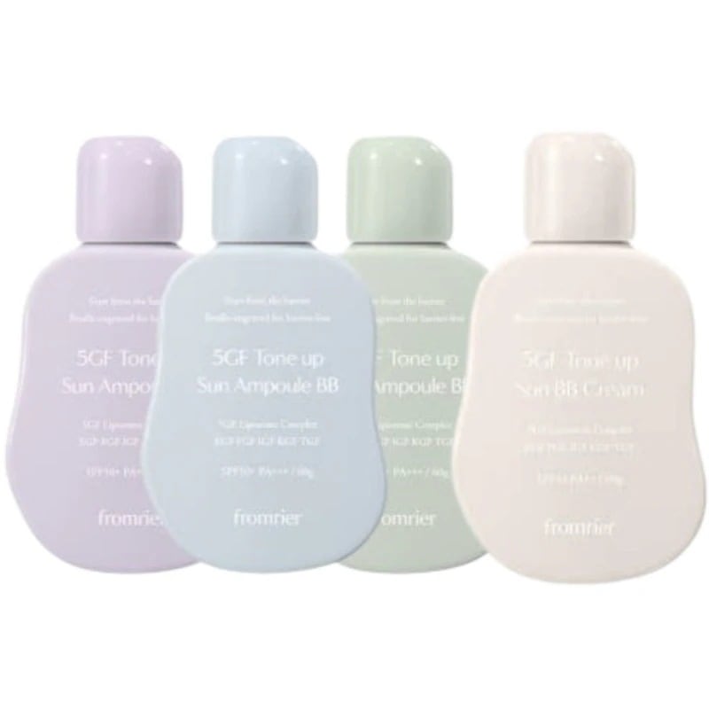 [25SS/新作]5GF サンアンプルBB 60g 50+ PA+++ 4種 #teal blue # EGF #FGF #IGF