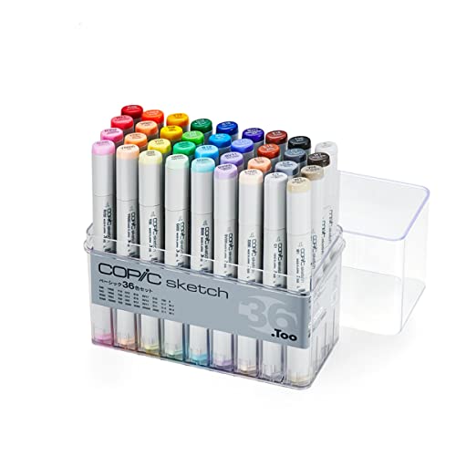 コピック(COPIC) Too コピック スケッチ ベーシック 36色セット 多色 イラストマーカー