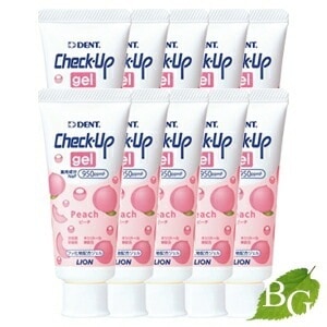 ライオン デント チェックアップジェル (ピーチ) 60g 10本セット