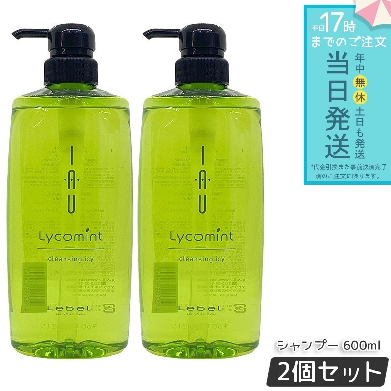 【お得2個セット】ルベル IAU イオリコミント クレンジング icy 600ml