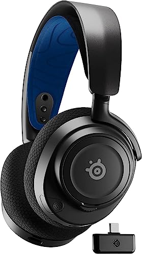 SteelSeries ワイヤレス ゲーミングヘッドセット ヘッドホン 軽量 ボイスチャット可能 ゲームとスマホを同時接続 Arctis Nova 7P 無線 密閉型 Switch PC PS5 PS 21,137円