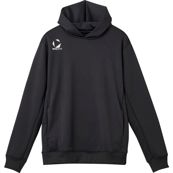 MOVESPORT ムーブスポーツ スポーツウエア フーデッドスウェット ブラック M ST5SSWT0M BK00