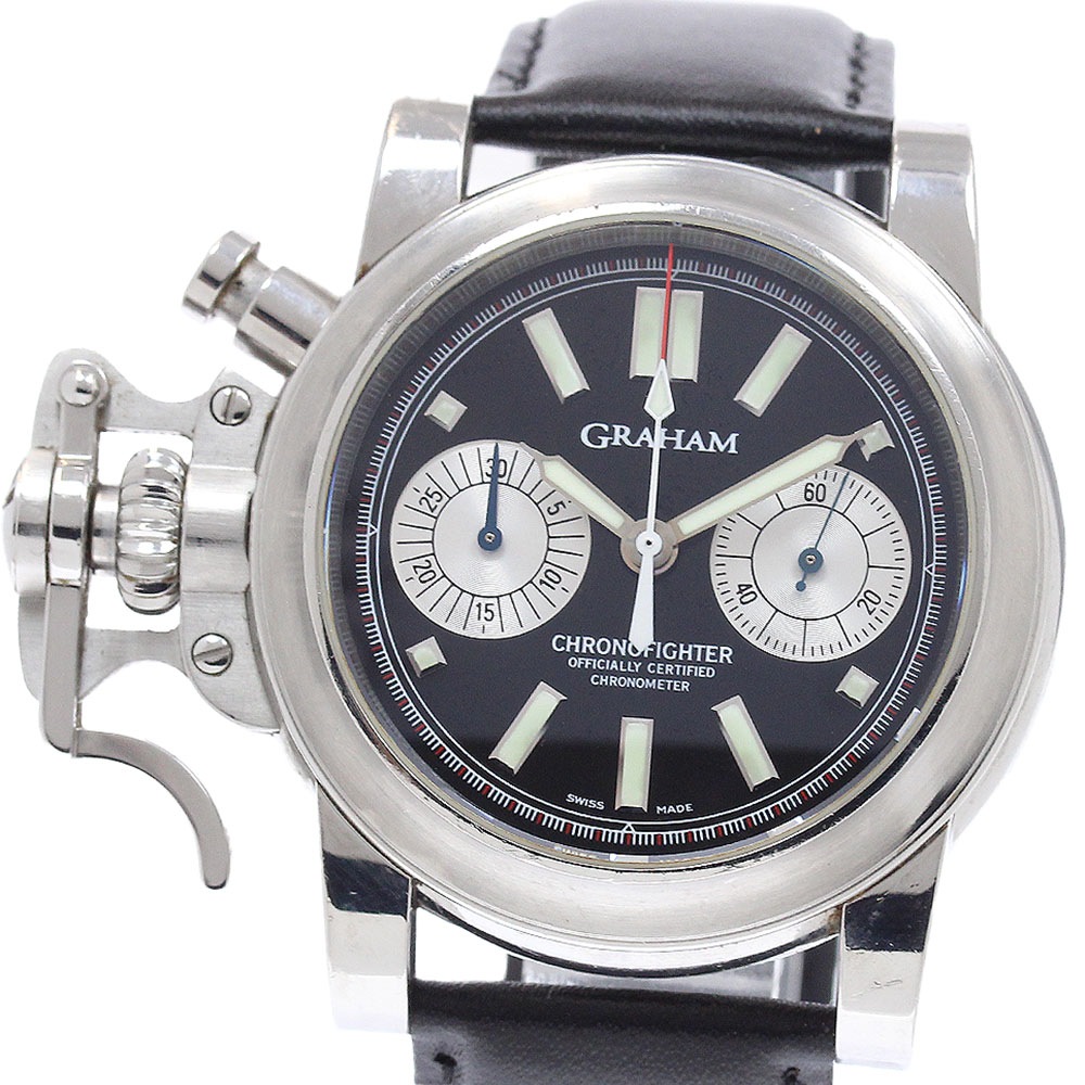 訳あり グラハム GRAHAM 2CFAS クロノファイター クロノグラフ 自動巻き メンズ _944963【中古】