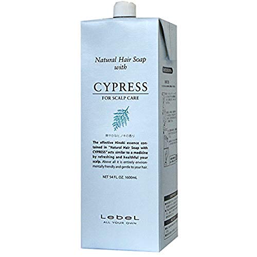 ルベル ナチュラル ヘアソープ ウィズ 1600ml サイプレス CYD レフィル 5,618円