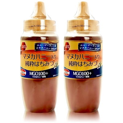 他サイト： 正栄 マヌカハニー入り純粋はちみつ 1000g(500gx2)の商品画像