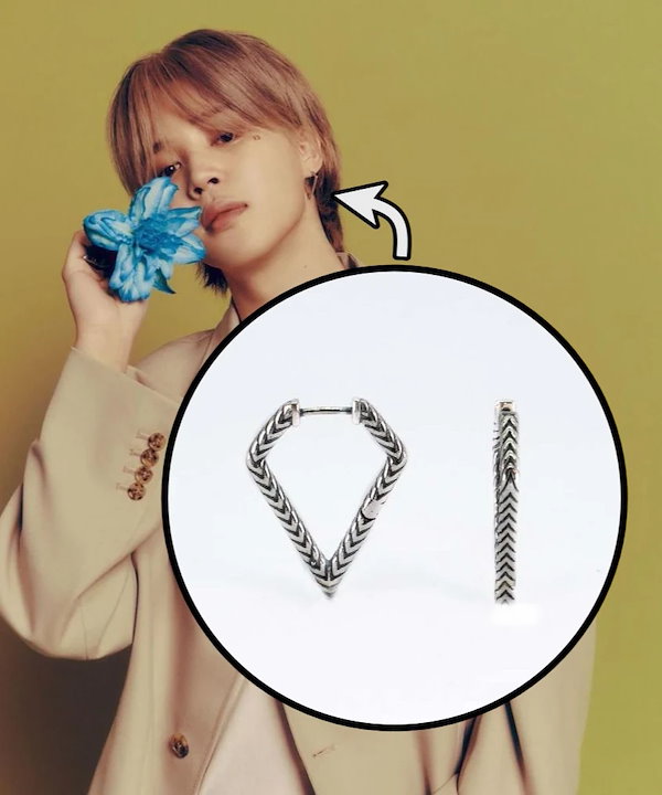 ★BTS ジミン★HARANG★送料込★韓国★大人気★ピアス★HR 268E HARANG】HR 268E [BTS ジミン着用][関税/送料込み] 公式正規品