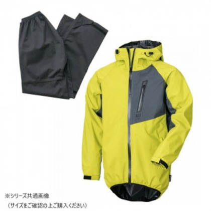 NANKAI ストレッチパーカージャケット(パンツ付) SDW-9104 XXL ライムイエロー/ガンメタ